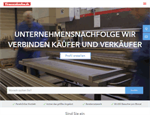 Tablet Screenshot of firmenzukaufen.de